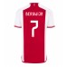 Ajax Steven Bergwijn #7 Hjemmedrakt 2023-24 Korte ermer